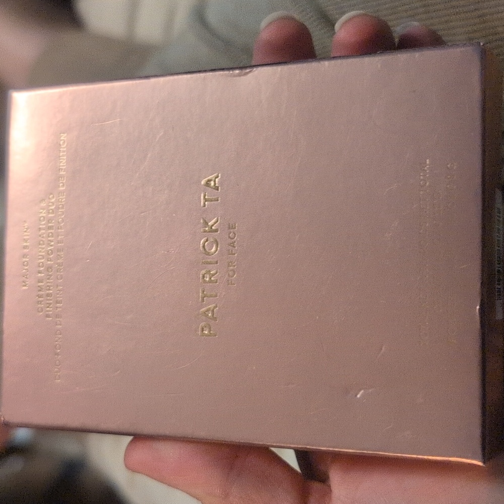 Patrick Ta Major Skin Creme Foundation & Finishing Powder Duo In Light 1 NIB NEW - Picture 2 of 11